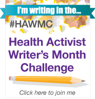HAWMC_2012_badge im writing in challenge