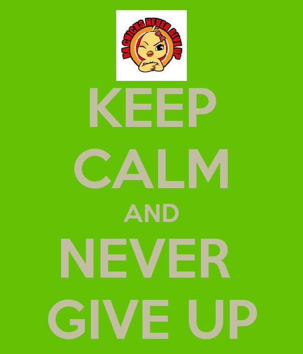 keep calm and never give up battle Rheumatoid Arthritis image
