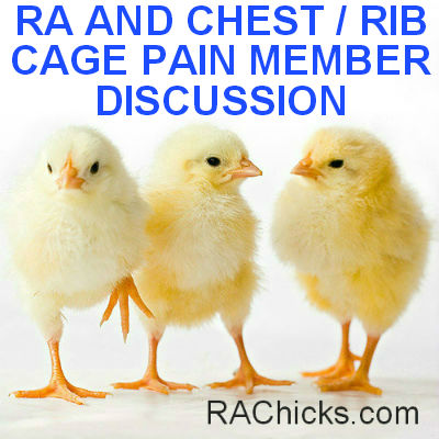 RA and Chest Rib Cage Pain Member Discussion